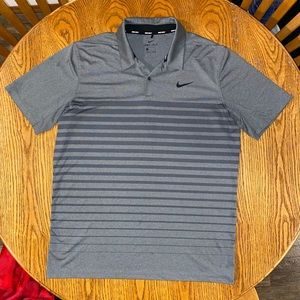 Nike Dri Fit Golf Polo Men’s Large Gray